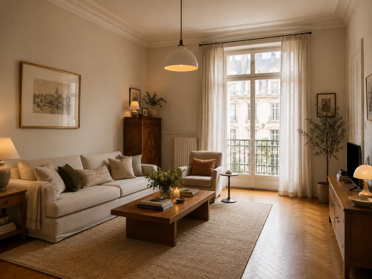 Wohnliches Wohnzimmer als Einstieg in die NOOK-IN Raumdiagnose