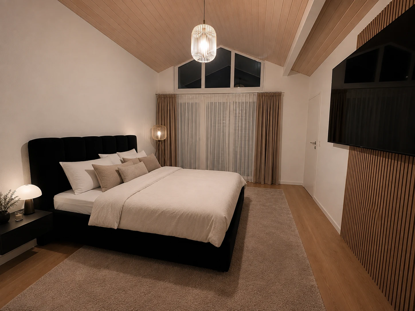 Schlafzimmer vor der Umgestaltung